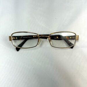 Calvin Klein Tortoise Rectangle Eyeglasses with Case - Frames Only